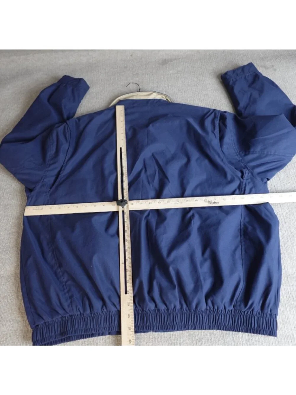 Polo Ralph Lauren Jacket 2XL Blue Full Zip Bi Swing Vintage